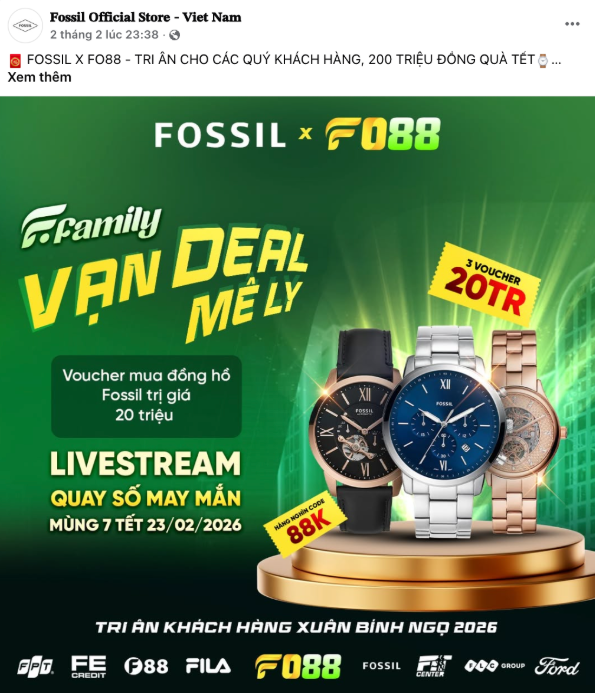 F FAMILY 8 TỶ ĐỒNG - FO88 CÔNG BỐ HỢP TÁC VỚI FORD, FPT SHOP VÀ LOẠT THƯƠNG HIỆU F HÀNG ĐẦU 5 4